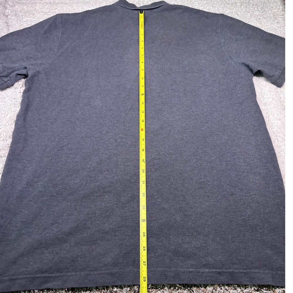 Brooks Brothers Performance Polo Mens XL Gray Slim Fit Short Sleeve 1818 Cotton - Picture 7 of 9